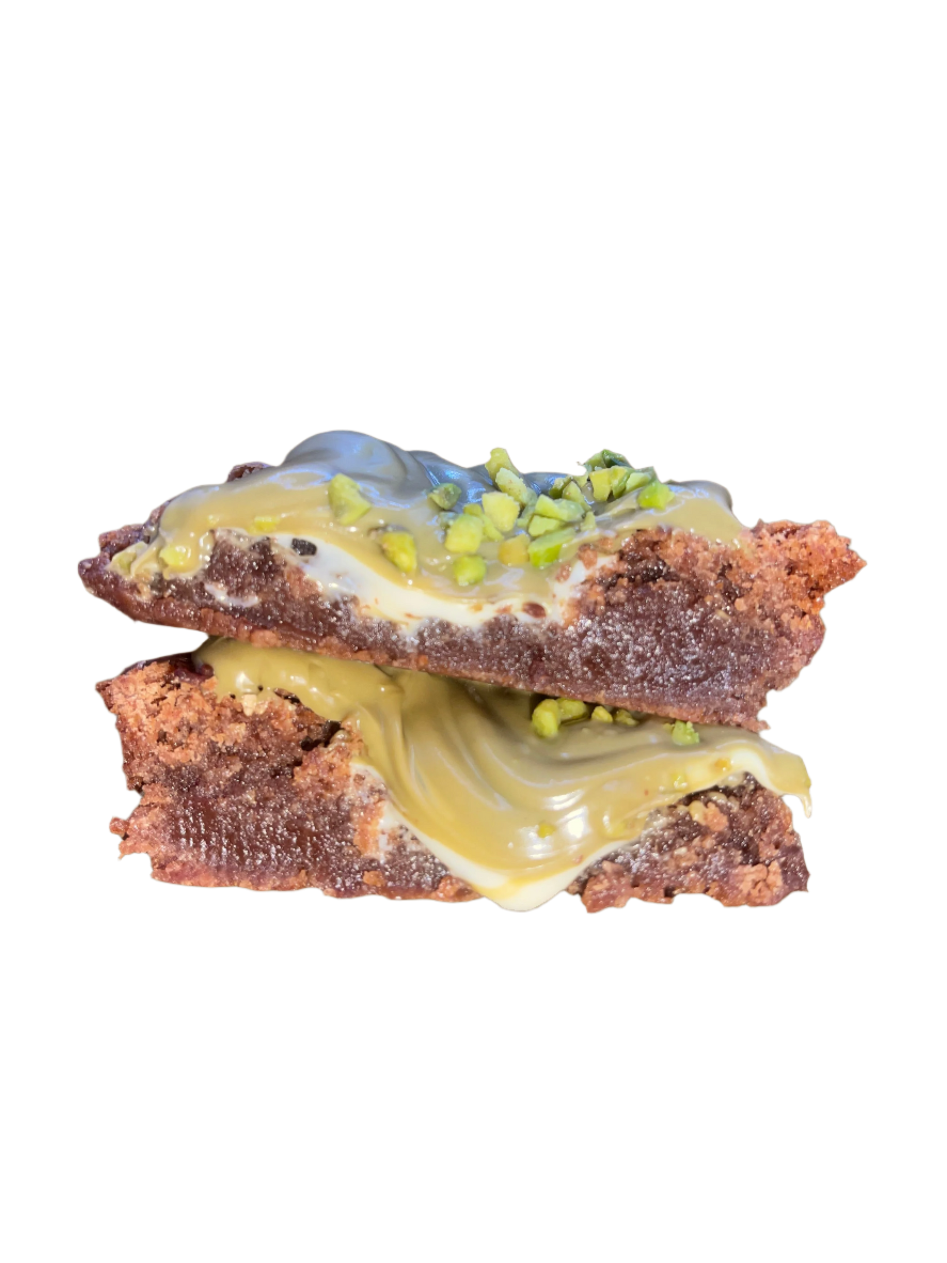 Pistachio White Chocolate Brownie
