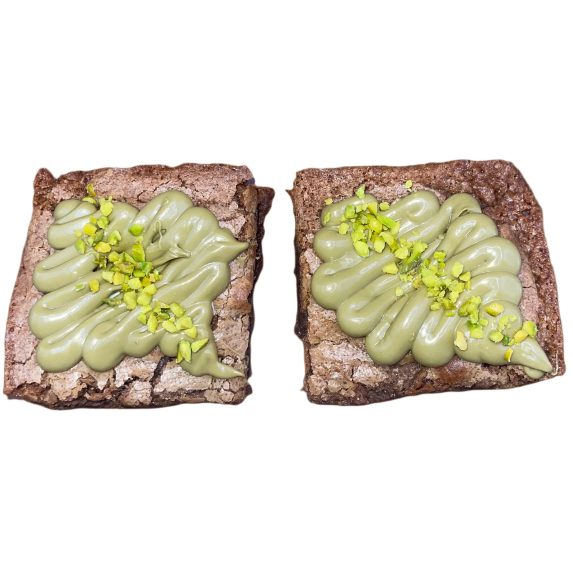 Pistachio White Chocolate Brownie