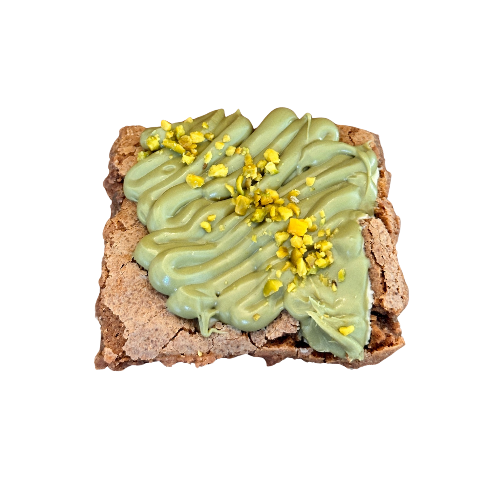 Pistachio White Chocolate Brownie